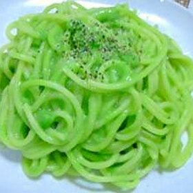 グリンピースペースト☆パスタ